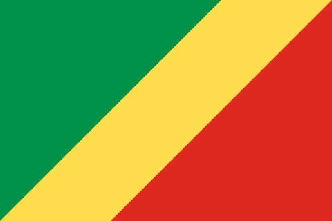 Flag of Congo Stock-Illustration