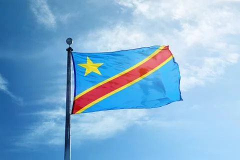 Flag of Congo Stock Photos