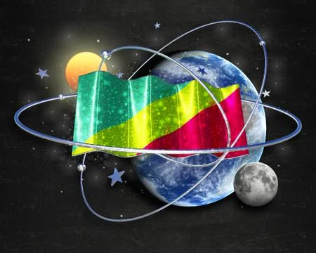 Flag Congo quality designer flag Stock Illustration