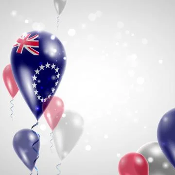 Flag of Cook Islands Stock Illustration