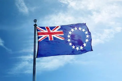 Flag of Cook Islands Stock Photos