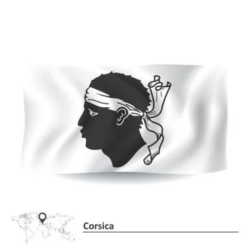 Flag of Corsica Stock Illustration