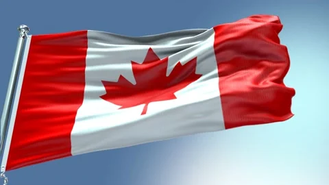 Flag of the country Canada Vidéo 177007252