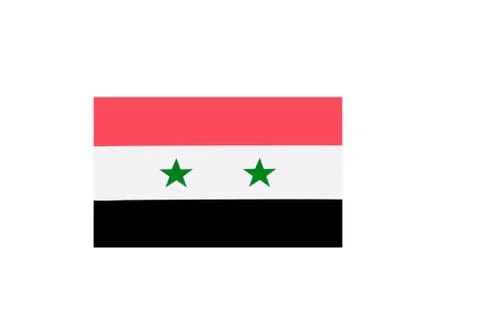 Flag with covid 19 warning Stock Illustration