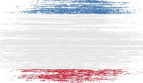 Flag of Crimea with old texture. Vector Stock Illustration
