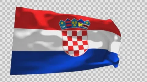 Flag of Croatia Stockbeeldmateriaal 60937610