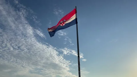 Flag of Croatia Stock-Footage 211214342