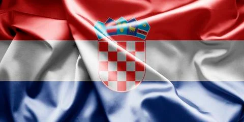 Flag of croatia Stock-Illustration