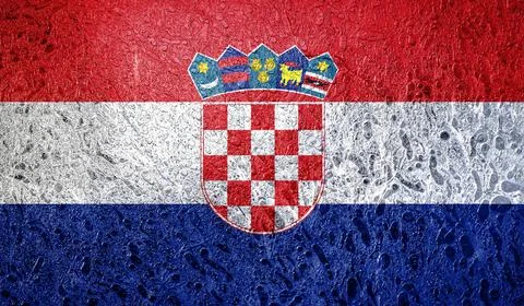 Flag of Croatia Illustrazione stock
