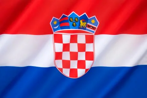 Flag of Croatia Stock Photos