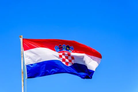 Flag of Croatia Stock Photos