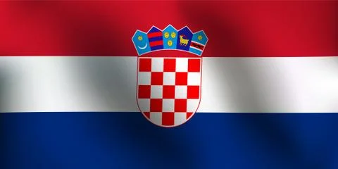 Flag of Croatia - Vector Illustration Stock Illustration