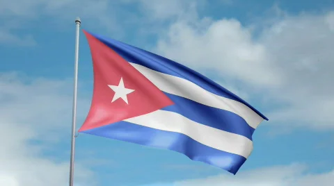 Flag of Cuba 動画素材 442415