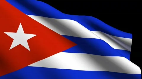 Flag of Cuba Stock Footage 621066