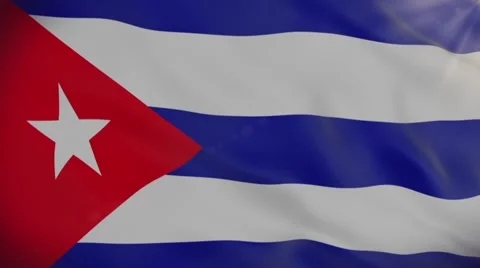 Flag of Cuba Stock Footage 51958578