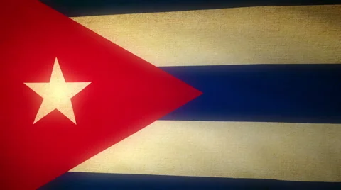 Flag Cuba Stock Footage 58211507