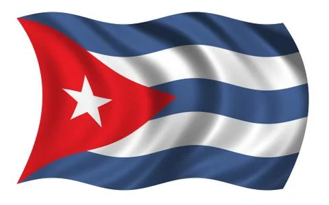 Flag of Cuba Stock Illustration