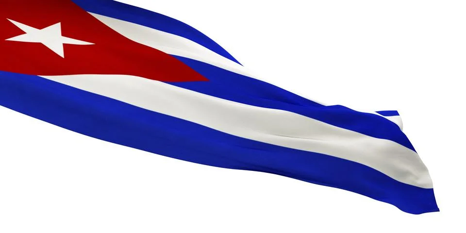 Flag of Cuba Stockillustratie