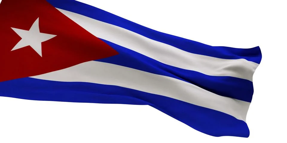 Flag of Cuba Stockillustratie
