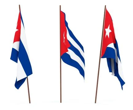 Flag of Cuba Stock Photos