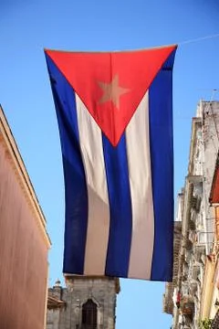 Flag of Cuba Stock Photos