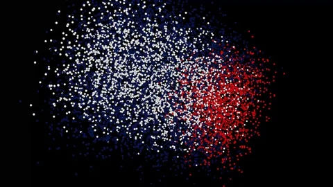 Flag of Cuba reveals on black background Stock Footage 128606513