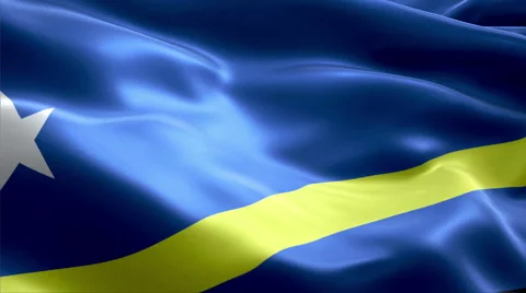 Flag Curacao Video stock 47732889