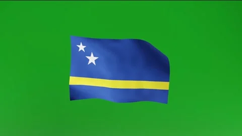 Flag of Curacao Stock Footage 162025693