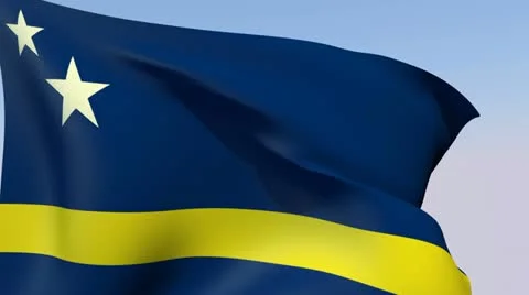 Flag of Curacao HD Stock-Footage 14152790