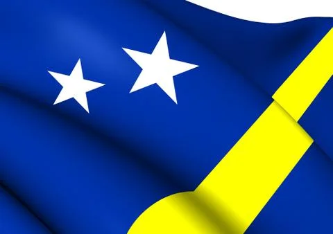 Flag of curacao Stock Illustration
