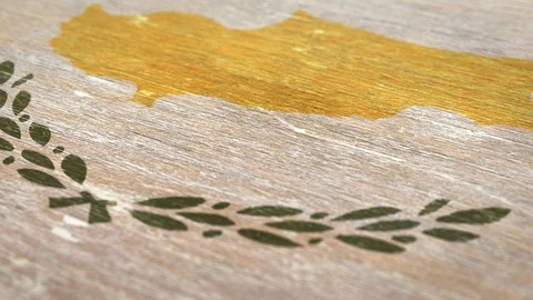 Flag Of Cyprus. 1080p, 60fps Stock Footage 117102455