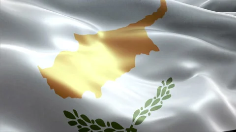 Flag Cyprus Vídeos de archivo 47733336