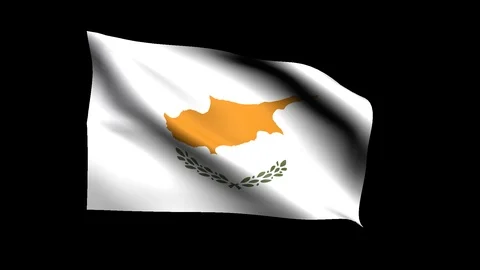 Flag of Cyprus 스톡 동영상 127442318