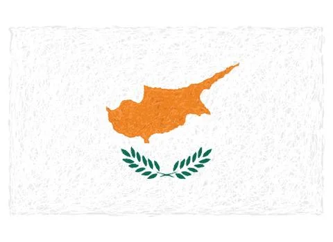 Flag of cyprus Stock Illustration