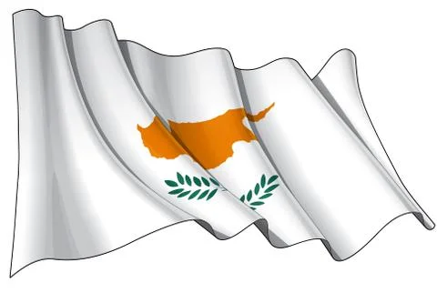 Flag of Cyprus Stock Illustration