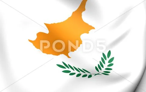 Flag of cyprus Illustration