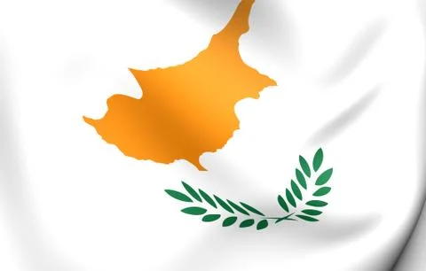 Flag of cyprus Stock Illustration
