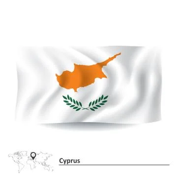 Flag of Cyprus Stock Illustration
