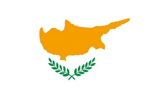 Flag of Cyprus Stock Illustration