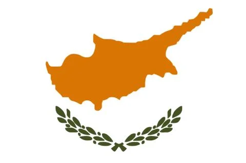 Flag of Cyprus Stock Illustration