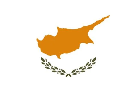 Flag of Cyprus Stock Illustration