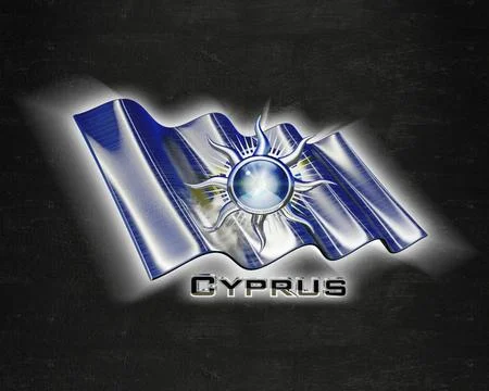 Flag Cyprus quality designer flag Stock Illustration