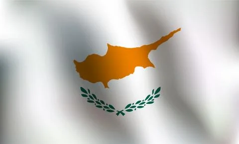 Flag of Cyprus - Vector Illustration Stock Illustration