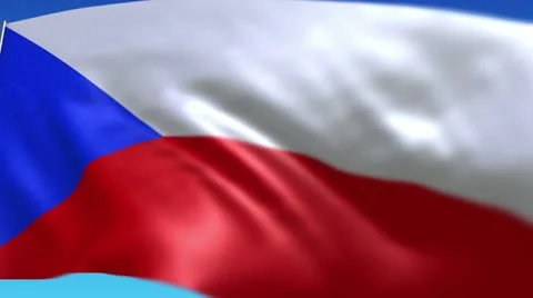 Flag of Czech Republic Stock-Footage 10809015