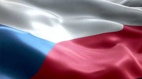 Flag Czech Republic Video stock 47733674