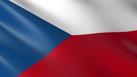 Flag of Czech Republic Stock Footage 150994794