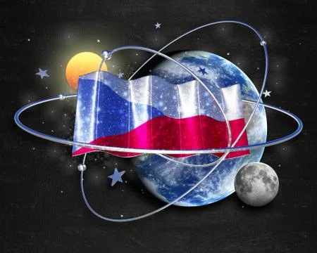 Flag CzechRep quality designer flag Stock Illustration