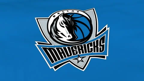 Flag with Dallas Mavericks Team Logo Loo... | Stock Video | Pond5