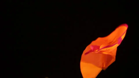 Flag Dark Sky Stock Footage 22497225