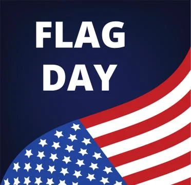 Flag Day Stock Illustration